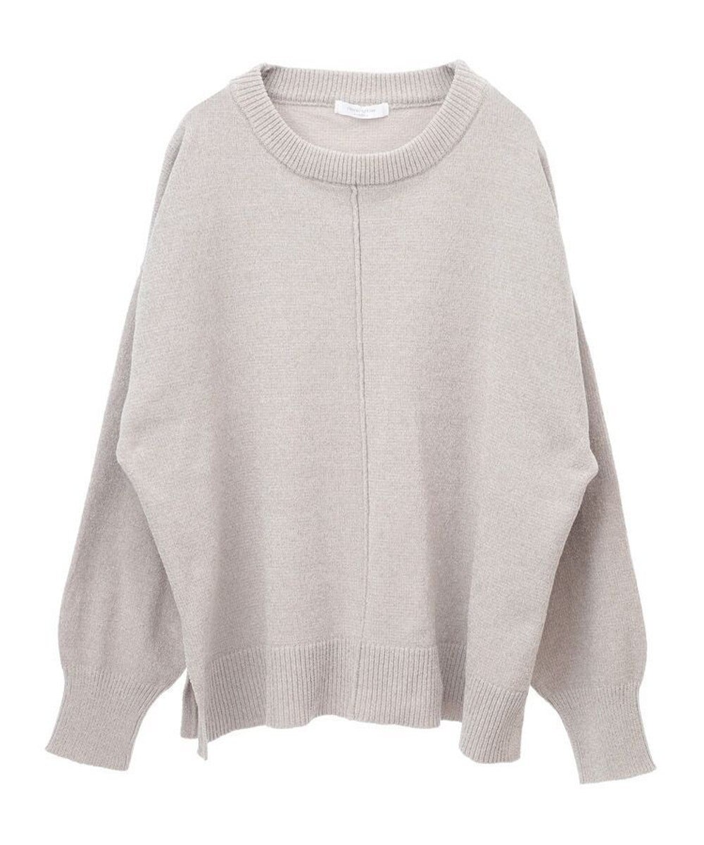 Green Parks ベロアモールリラックスサイズニットプルオーバー 