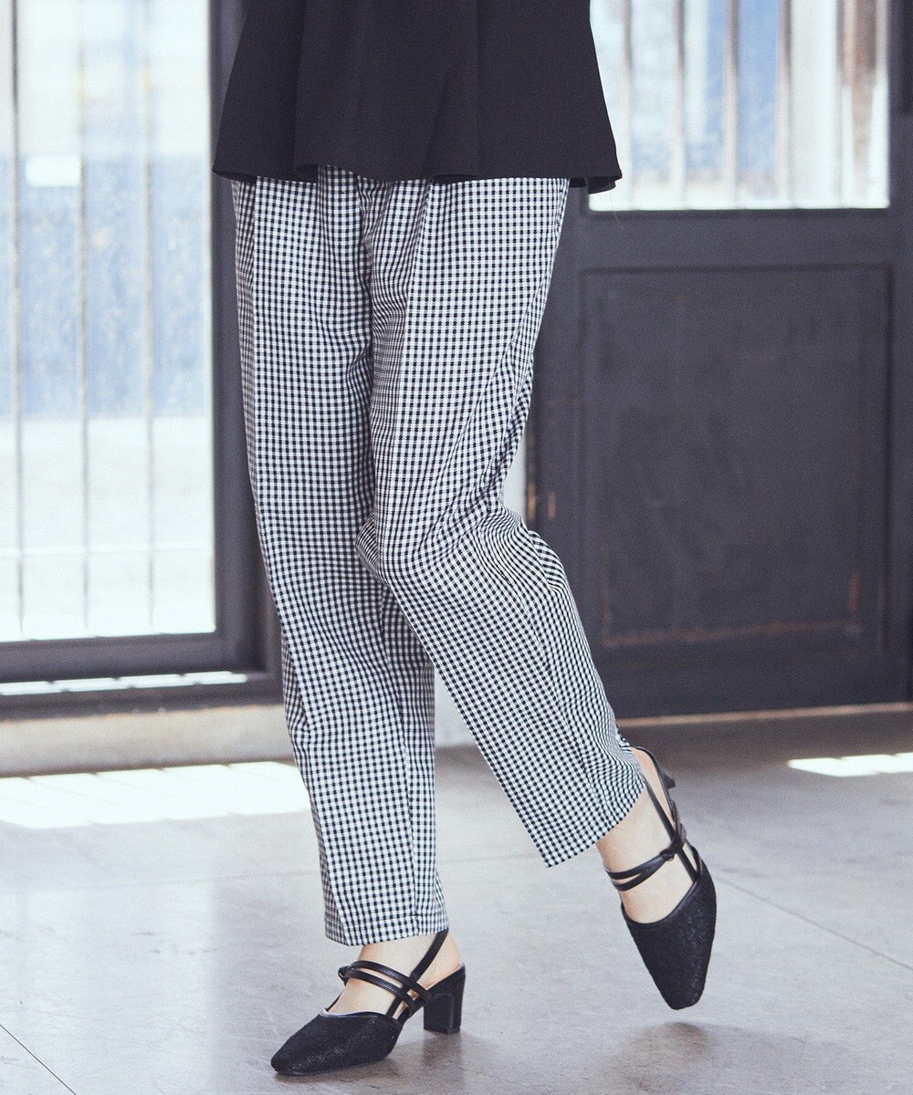 earth music&ecology 接触冷感テーパードパンツ 