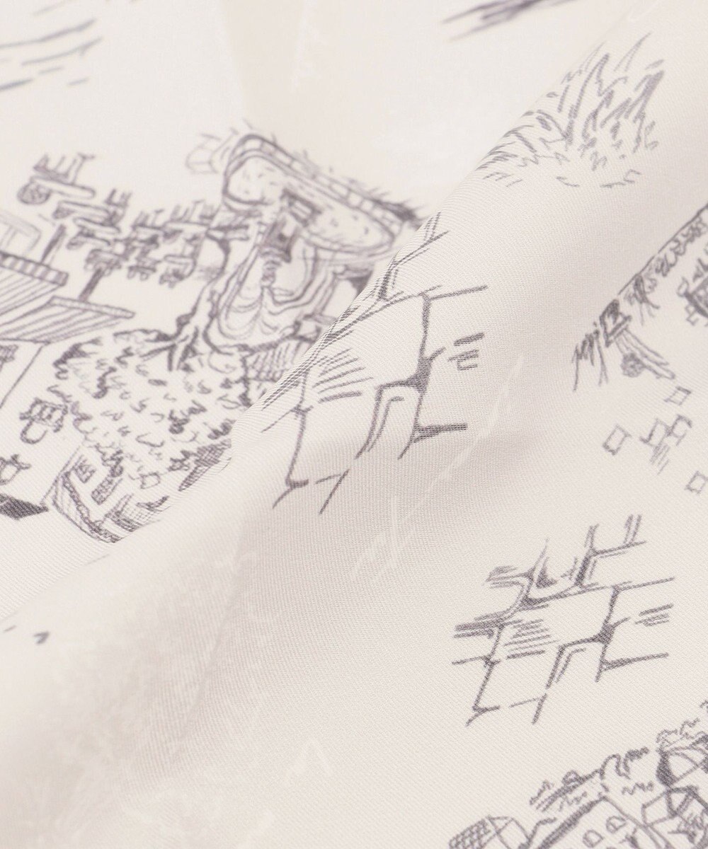 J.PRESS LADIES Sud de la France スクエア スカーフ 