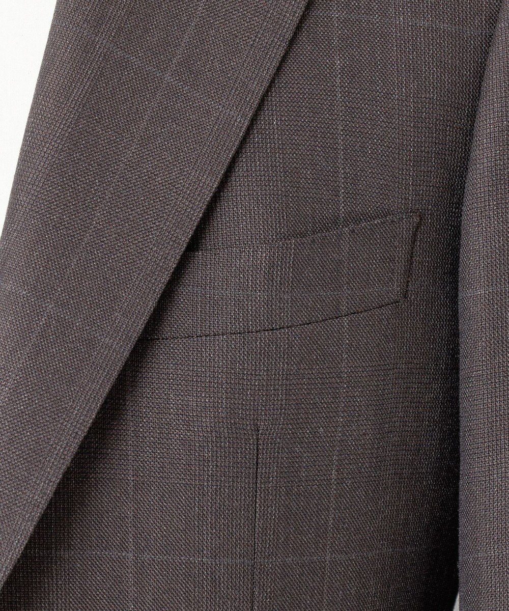 GOTAIRIKU 【ZEGNA/ゼニア】ISLANDFLEECE/アイランドフリース 3ピーススーツ（ブラウン×格子） 