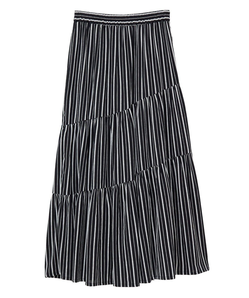 Green Parks ・ＥＬＥＮＣＡＲＥ　ＤＵＥ　ストライプフレアスカート 