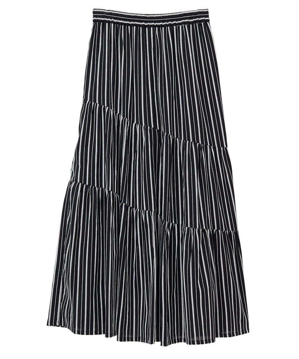 Green Parks ・ＥＬＥＮＣＡＲＥ　ＤＵＥ　ストライプフレアスカート 