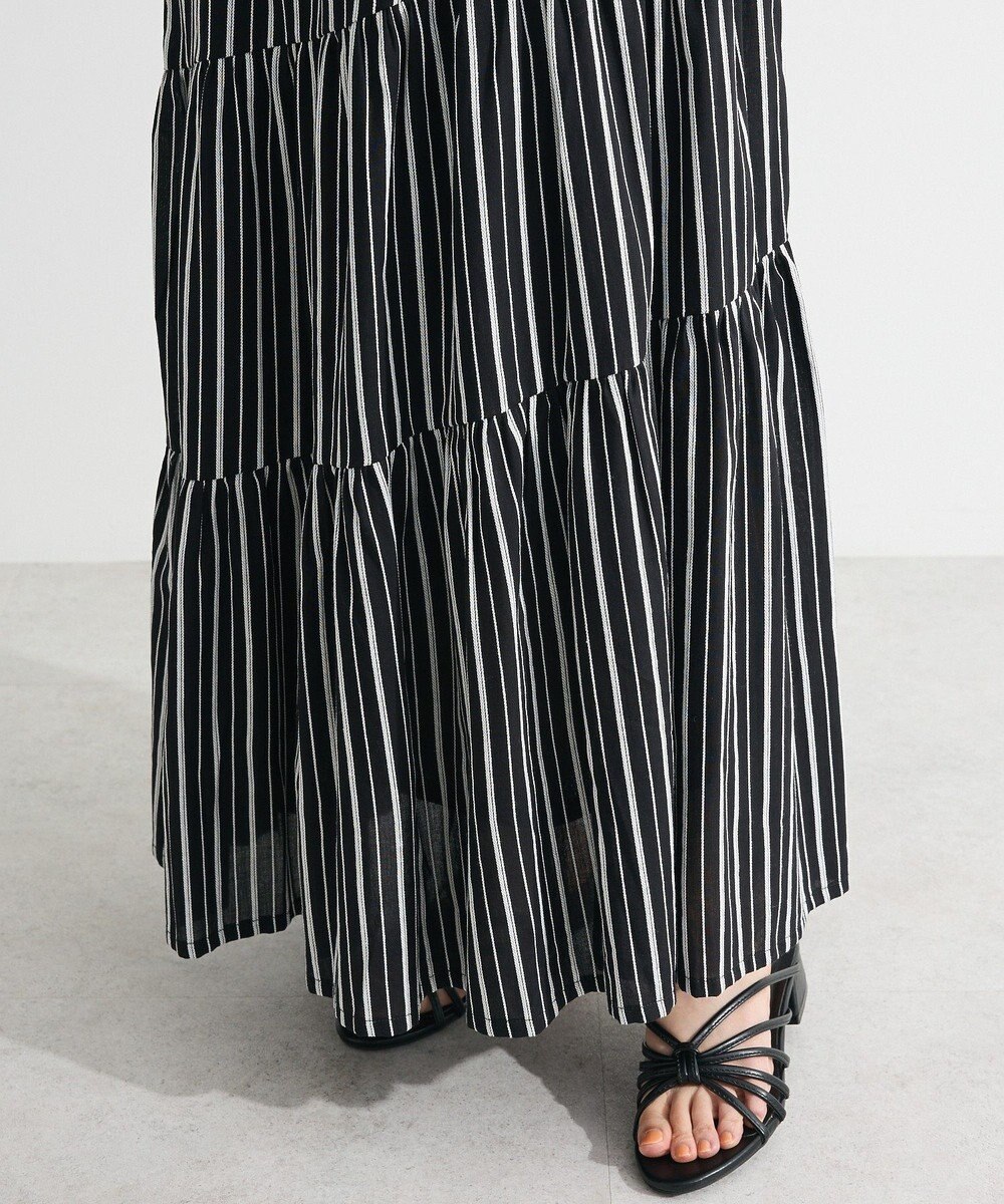 Green Parks ・ＥＬＥＮＣＡＲＥ　ＤＵＥ　ストライプフレアスカート 