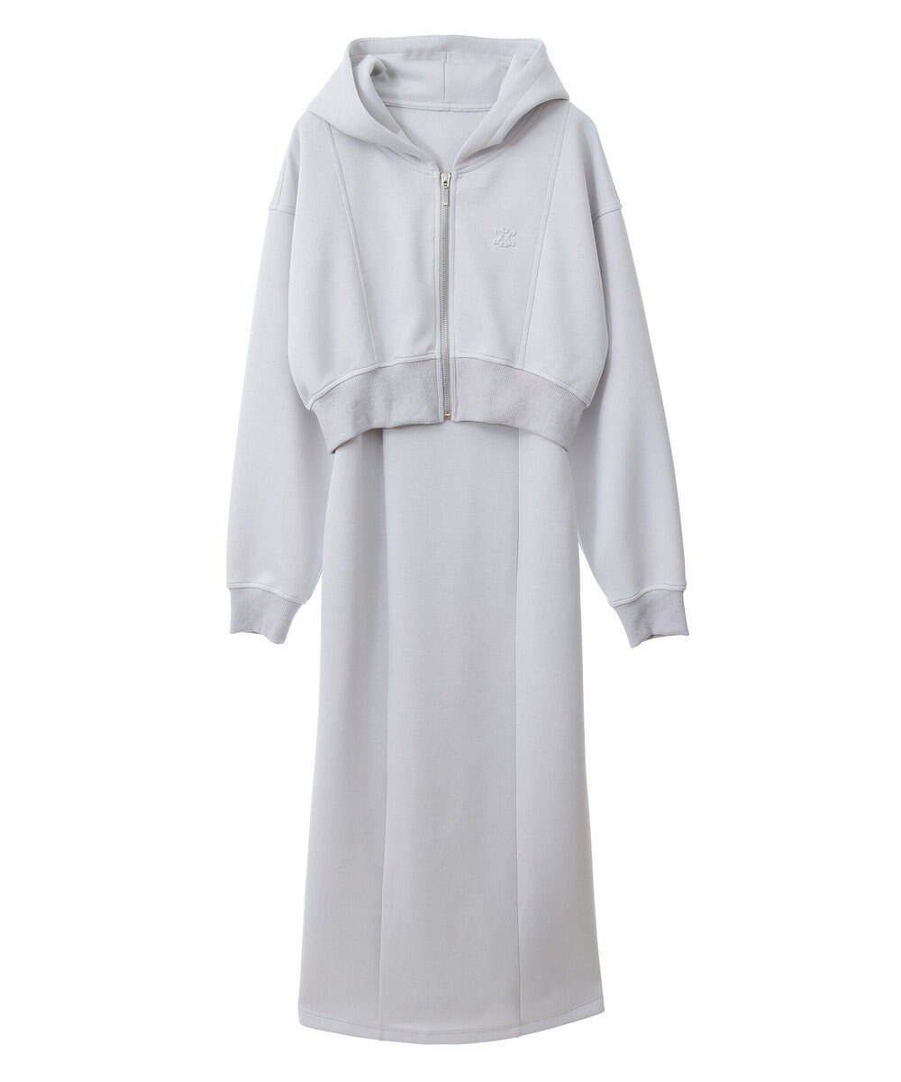 Green Parks ｄａｚｚｌｉｎ　ＳＥＴ２点パーカー＋キャミワンピース 