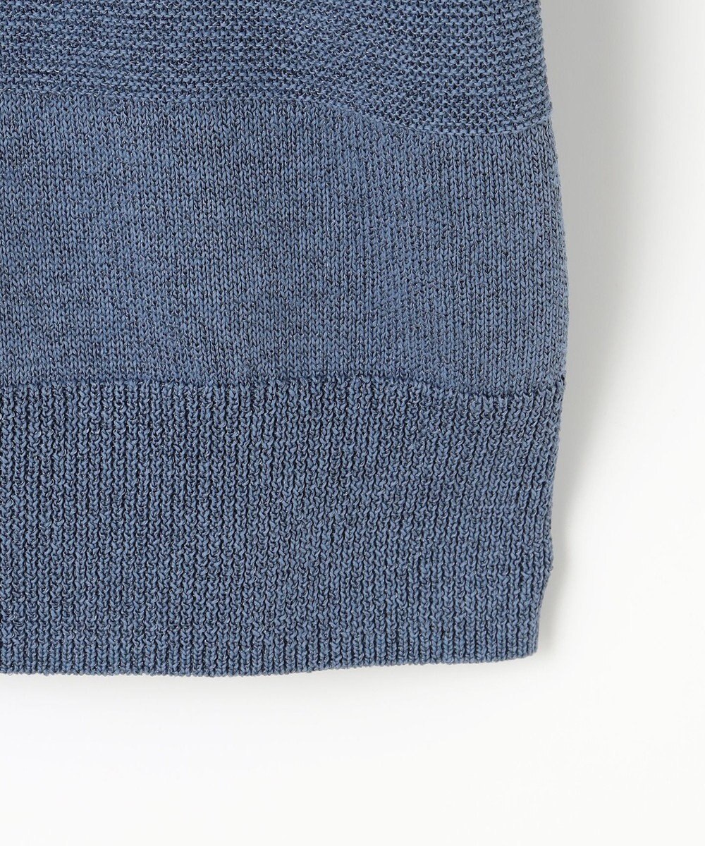 自由区 【洗える】ペーパーブレンドスキッパーポロ ニット 