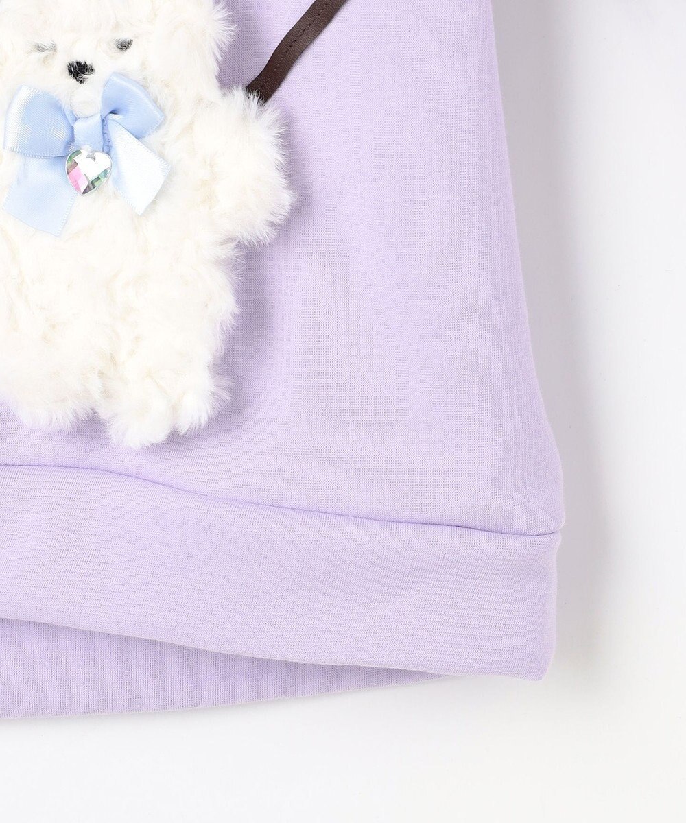 ANY KIDS アニマルポシェット 裏シャギー トレーナー 