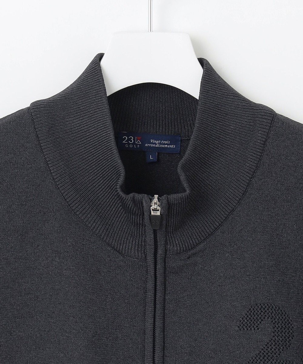 23区GOLF 【MEN】【ウォッシャブル】フルジップニットブルゾン 