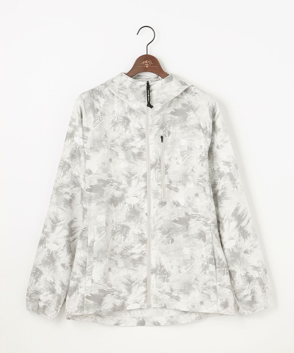 JOSEPH ABBOUD MOUNTAIN 【ストレッチ/軽量/ECO撥水/ポケッタブル】エンボスストレッチ パーカー 