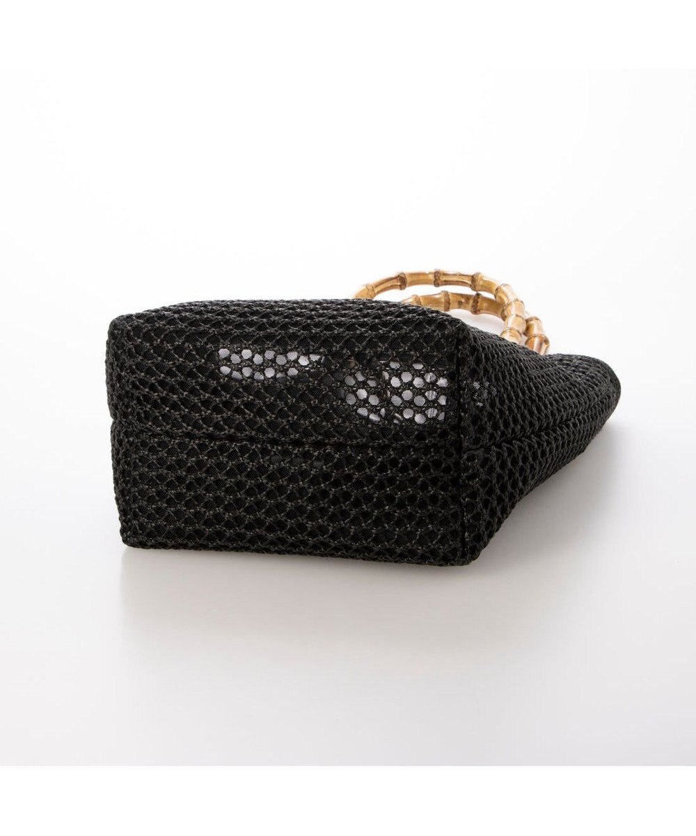 UNBILLION カシュカシュ cachecache / 雑材風バンブーハンドル手提げトート 