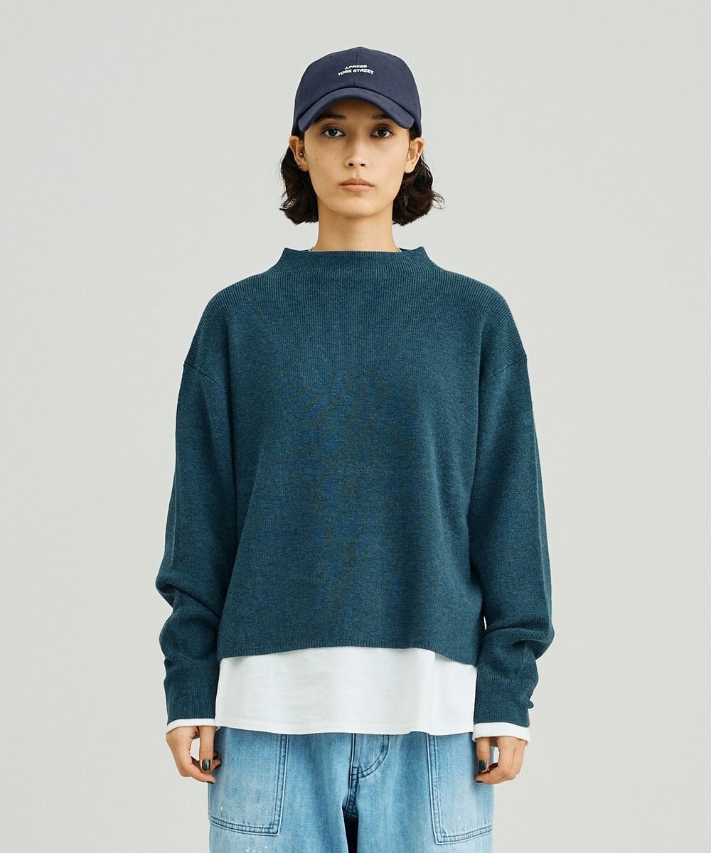 J.PRESS YORK STREET 【WOMEN】ANTI PILLING WOOL ボトルネックニット 