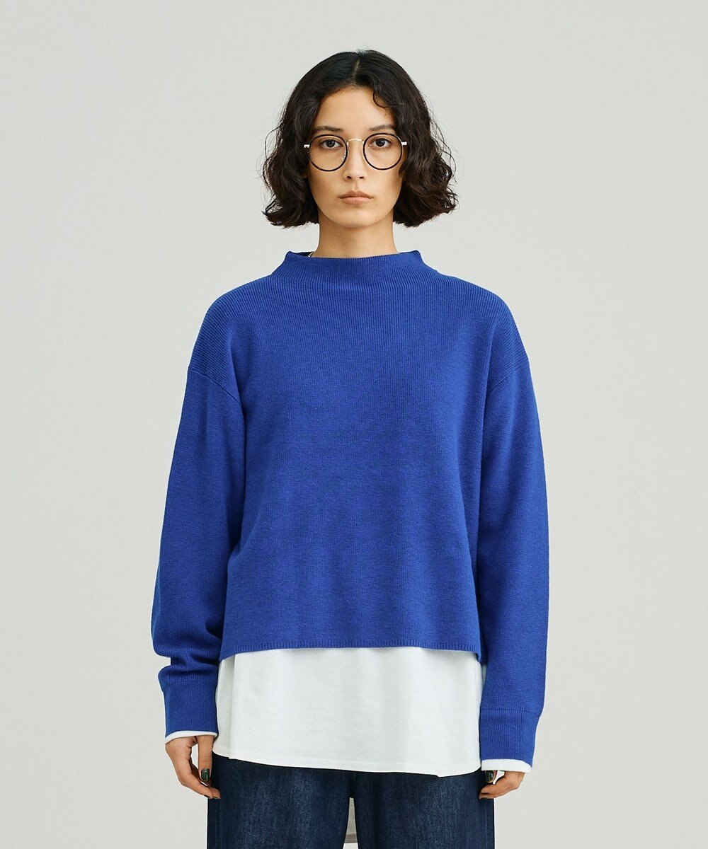 J.PRESS YORK STREET 【WOMEN】ANTI PILLING WOOL ボトルネックニット 