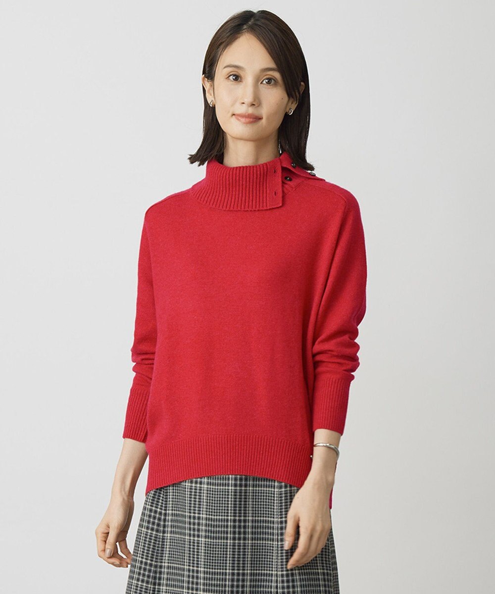 J.PRESS LADIES CASHMERE BLEND 襟付き ニット 
