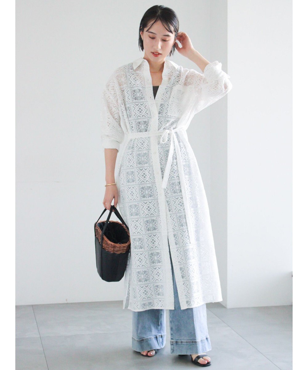 Te chichi レースシャツワンピース 