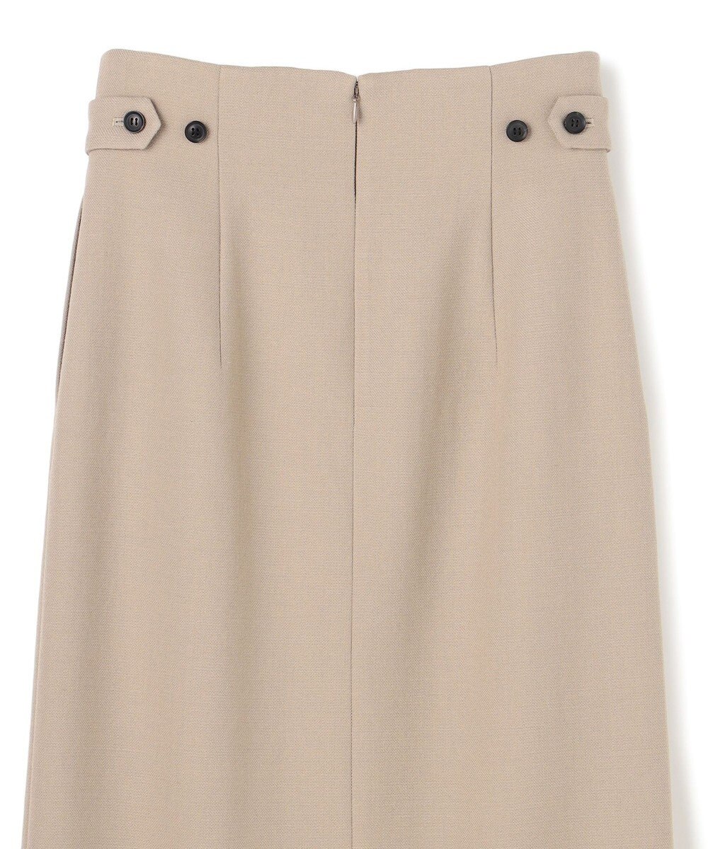 BEIGE， 【VERY NaVY12月号掲載】BUNNELL / ウールハイウエストタブボタンスカート 