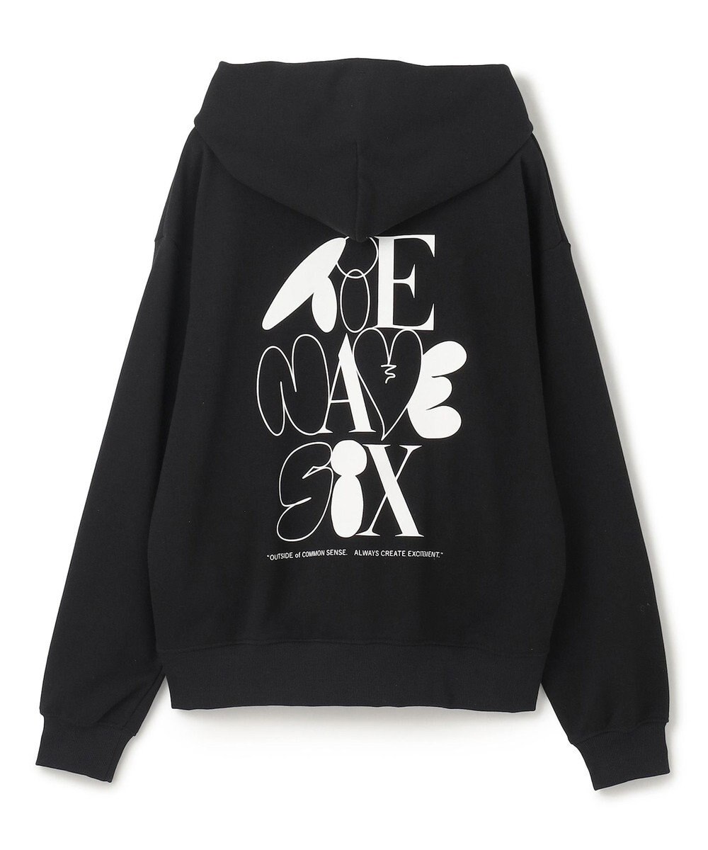 NAVE 【xNAVE】Six Sence Recordコラボ グラフィックフーディスウェット 