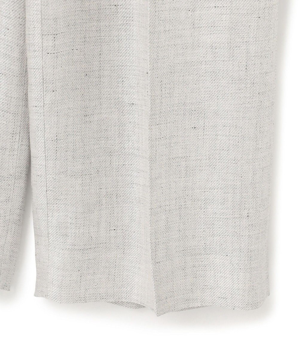 ICB 【日本製】トリアセリネンシャイニーツイル ワイドパンツ 