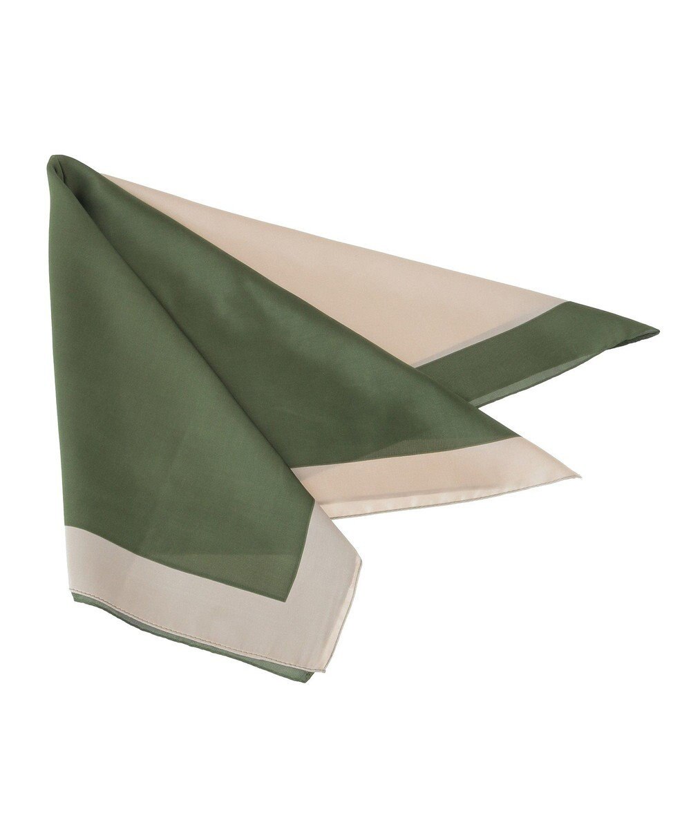 Green Parks ・スクエアパターンスカーフ　７０×７０ 