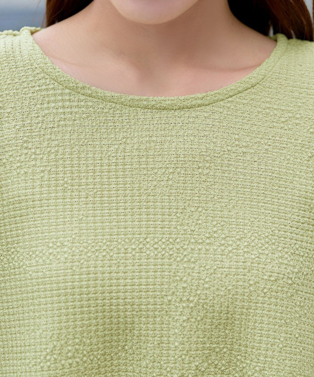 Tiaclasse 【洗える】ボリューム袖ジャガードプルオーバー 