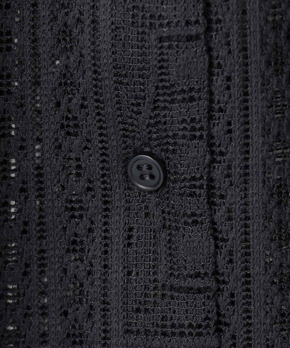 ANY L レースオーバーシャツ 