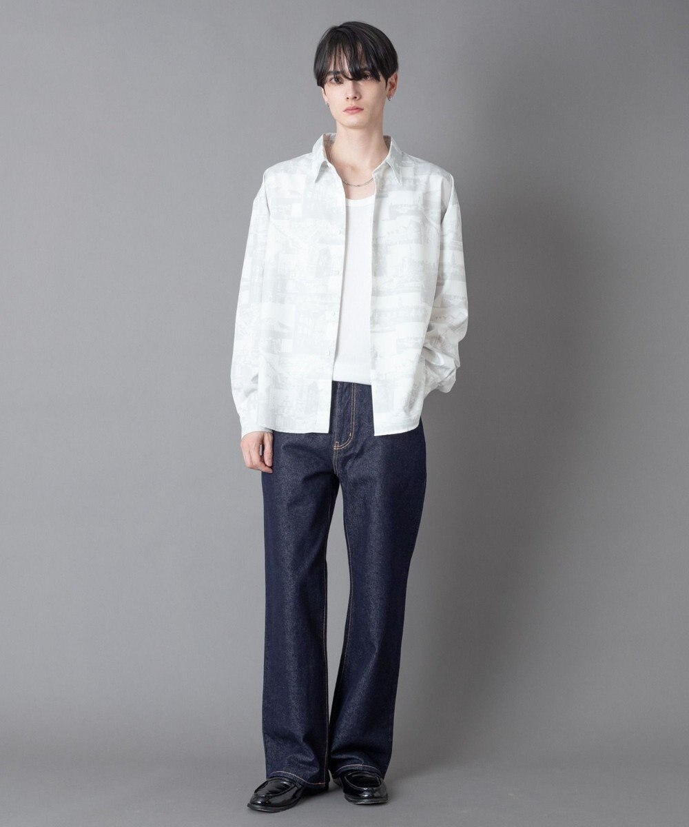 WEGO パターンルーズシャツ（LS） 