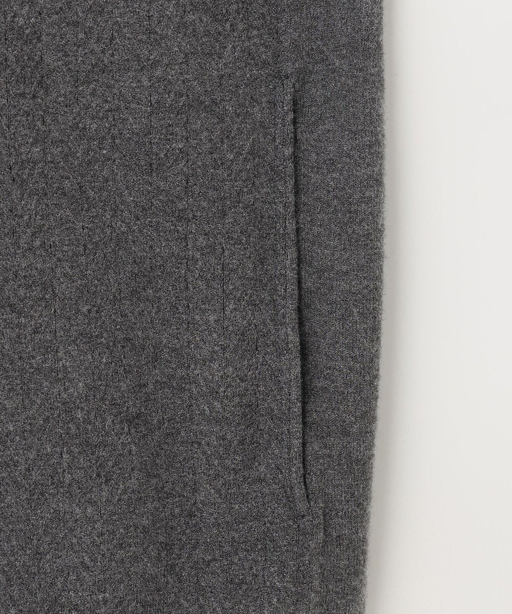 JOSEPH ABBOUD MOUNTAIN 【WEB限定・SPACE/チクチクしない/イージーケア/3シーズン対応】 SNOWYハイネック ジップカーディガン 