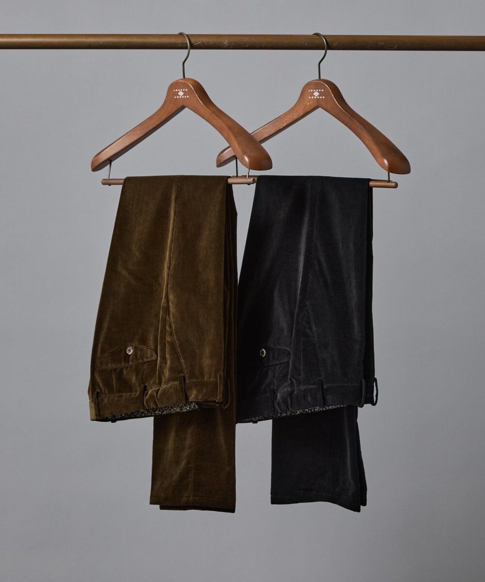 JOSEPH ABBOUD 【キングサイズ・ウエストも伸びる！遠州ファブリック/オーガニックコットン】ソフトコーデュロイ パンツ 