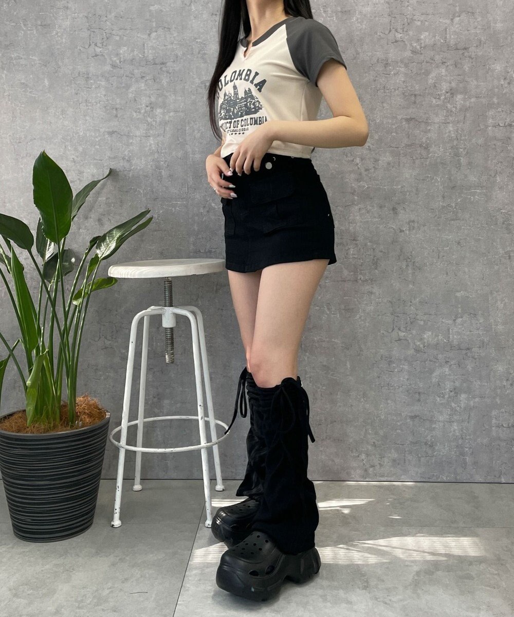 WEGO リブショートCOLOMBIAT 