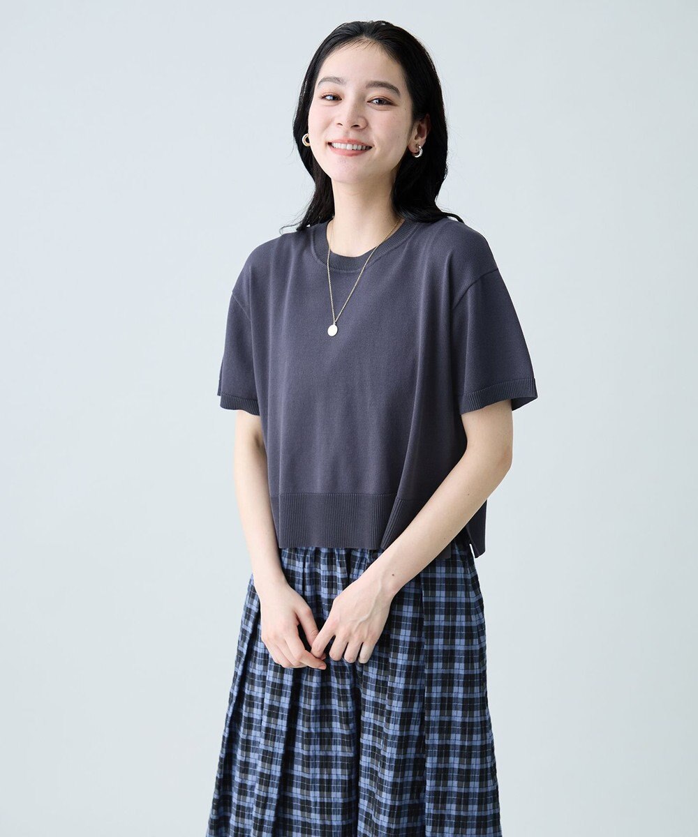 ANY 【2SET】ニット×チェックスカートセット 