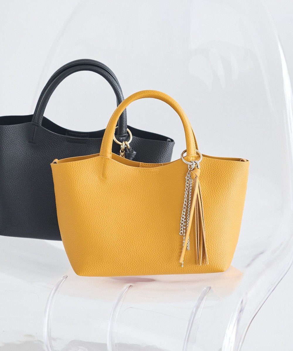 earth music&ecology 【軽量】チャーム付きミニトートバッグ 