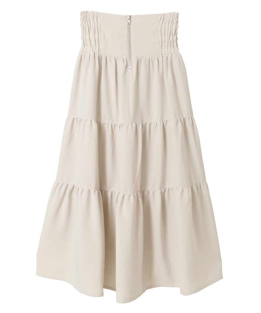 Green Parks ・ELENCARE DUE リネンライクティアードスカート 