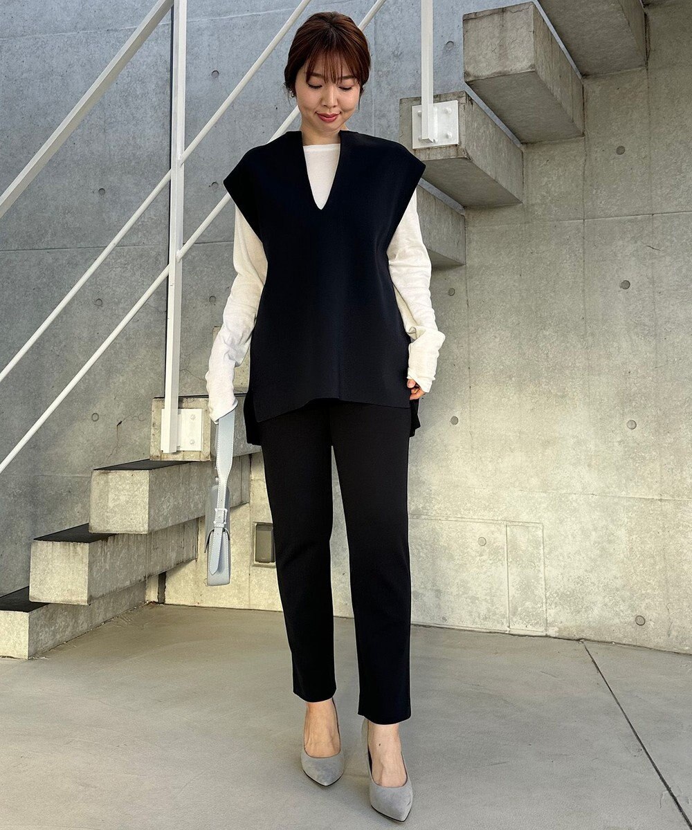 UNFILO フォルムニットジレ 