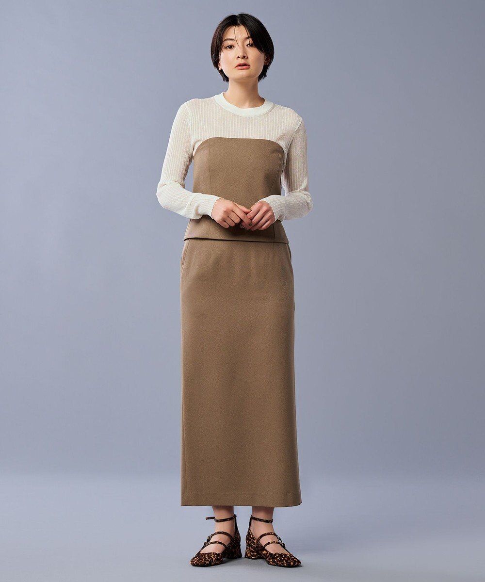 uncrave シアー リブ クルーネック ニット（uncrave STANDARD） 