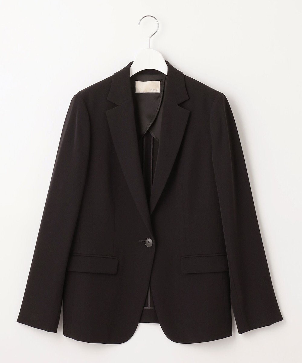 自由区 【XSサイズ～/洗える】ダブルフェイススーティング テーラードジャケット 