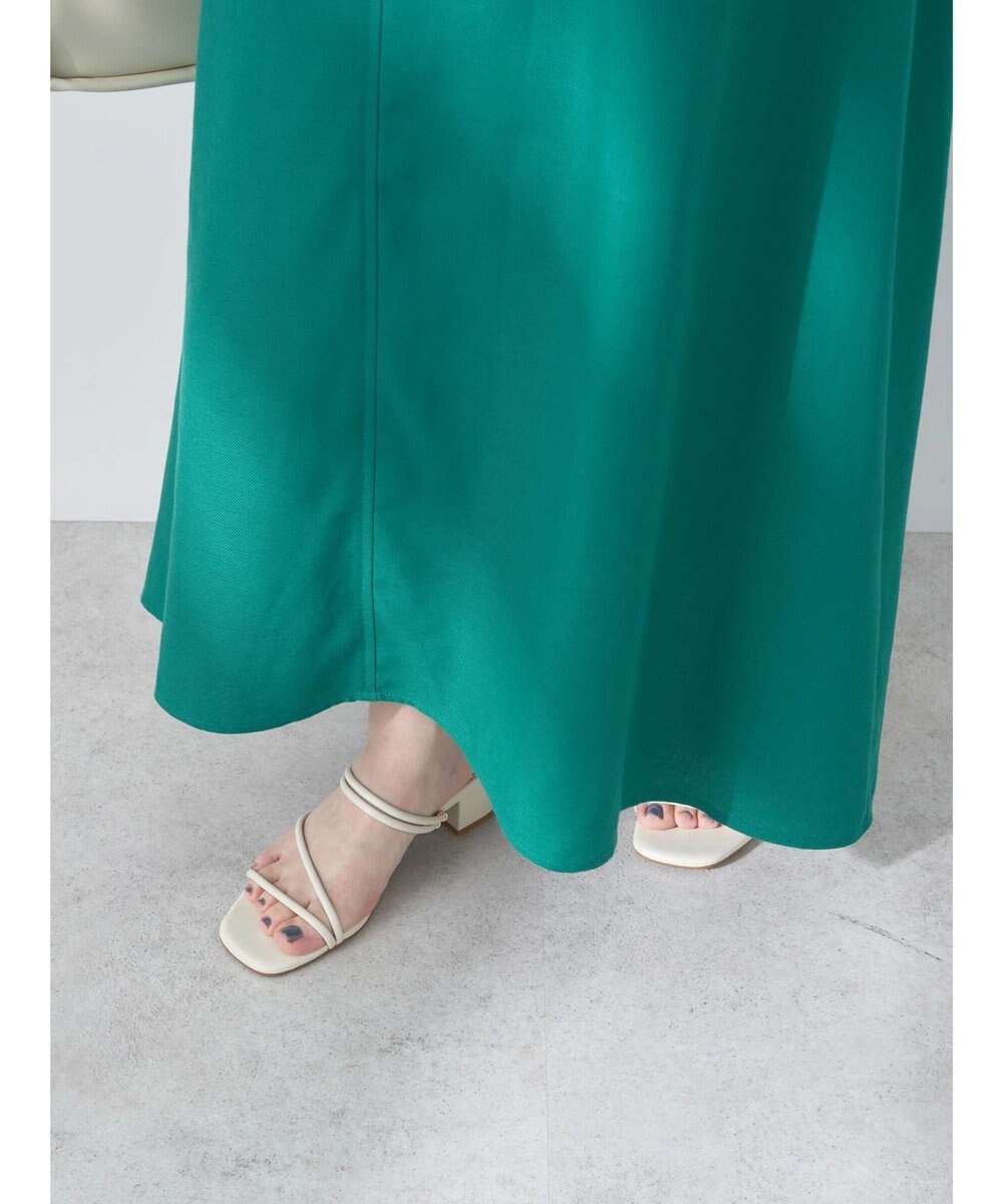 earth music&ecology リサイクルポリエステルブレンドＡラインワンピース 