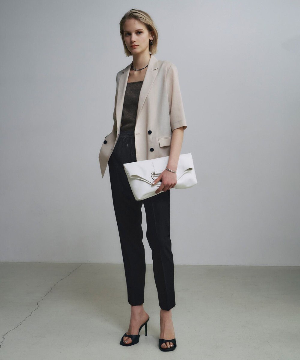 ICB 【WEB限定カラーあり・洗える】 ブロードステッチリブ タンクトップ 