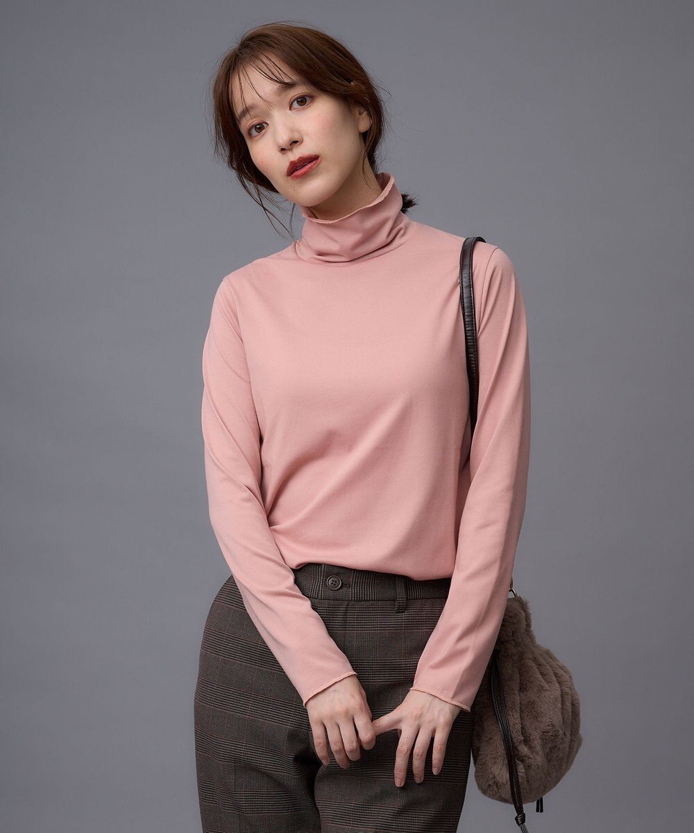 ANY L シアータートルネック 