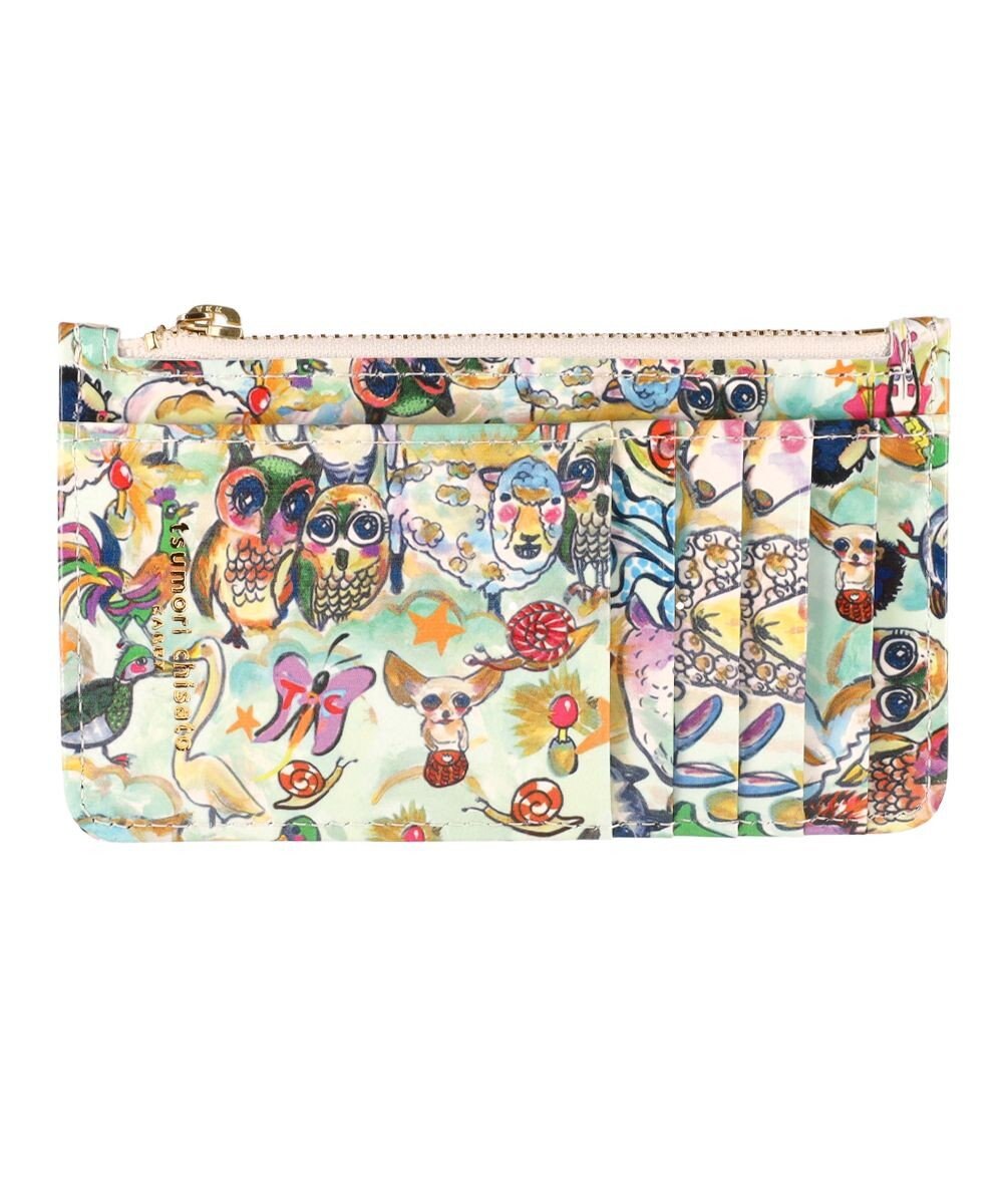 tsumori chisato CARRY 森のどうぶつたち フラグメントケース　マルチケース　【キャッシュレスに最適】 