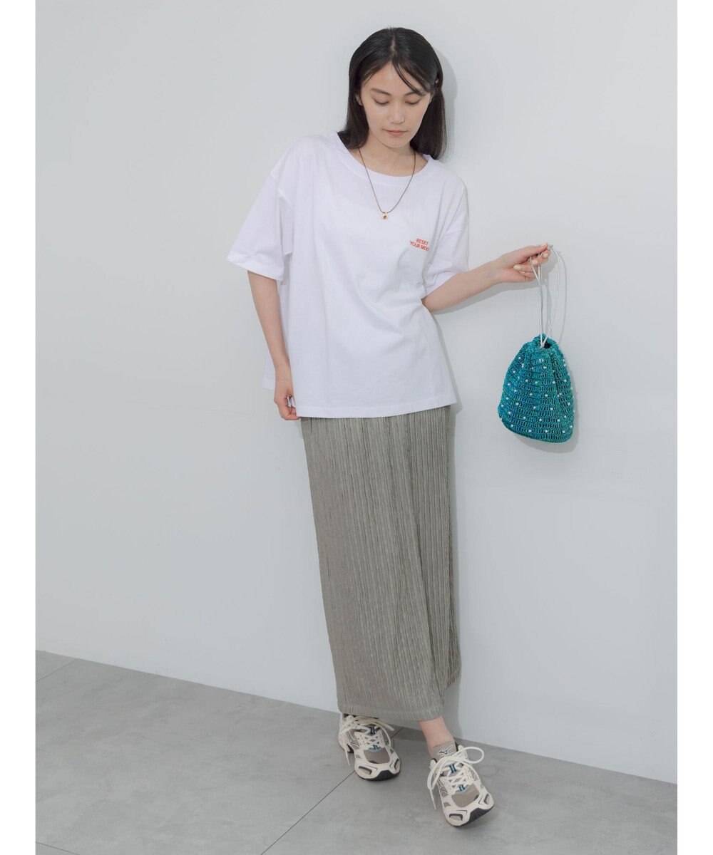 Te chichi 胸刺繍&バックプリントBIGTシャツ 