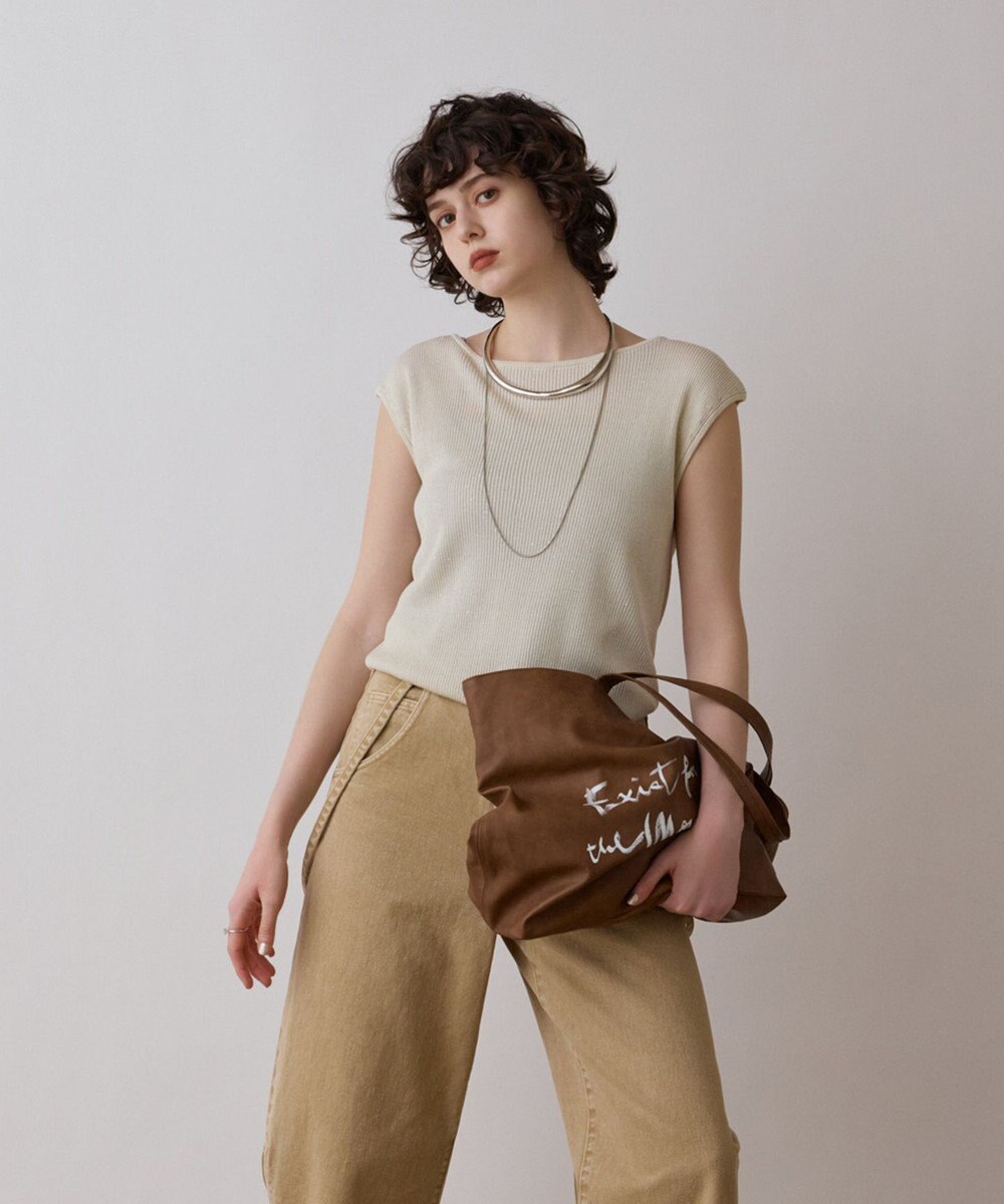 GRACE CONTINENTAL ロゴレザートート 