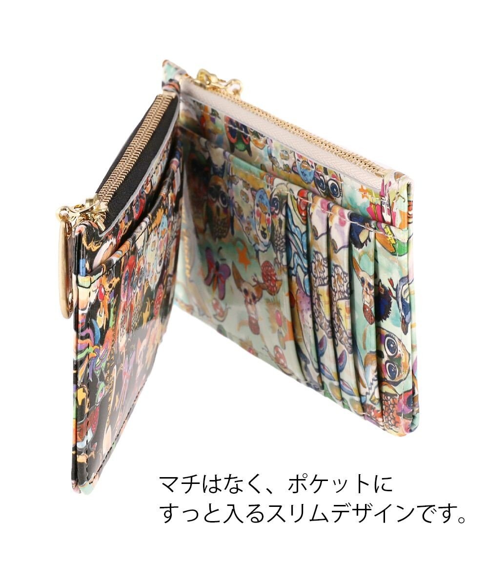 tsumori chisato CARRY 森のどうぶつたち フラグメントケース　マルチケース　【キャッシュレスに最適】 