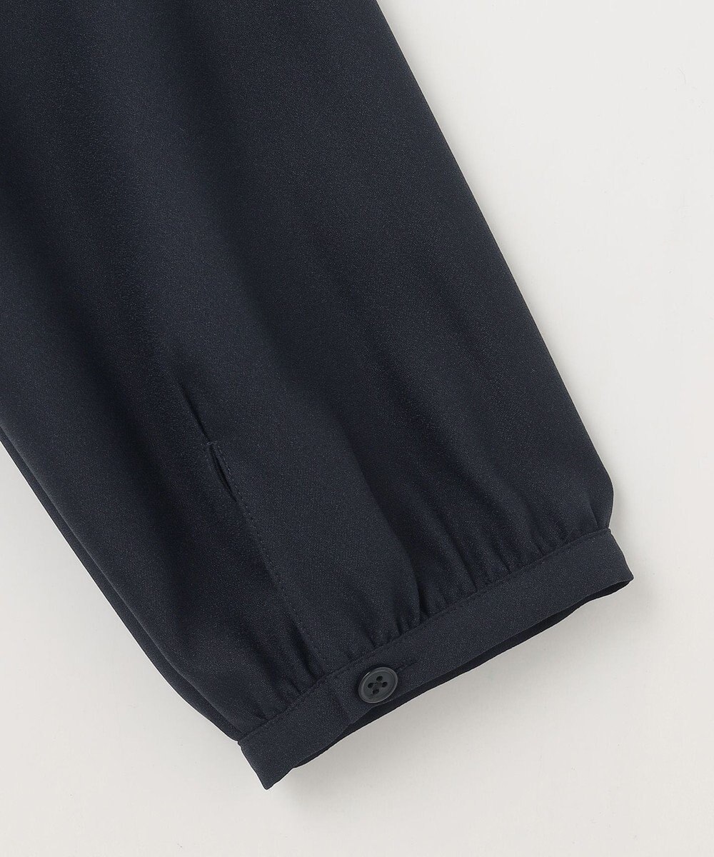 自由区 【洗える】ソフトジョーゼットスキッパー ブラウス 