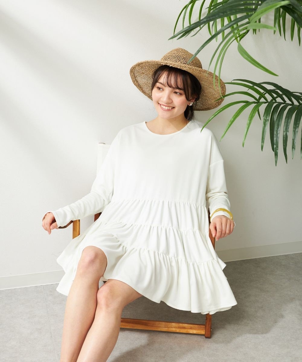 OP／FILA 【Ocean Pacific】フレアラッシュＴシャツ 