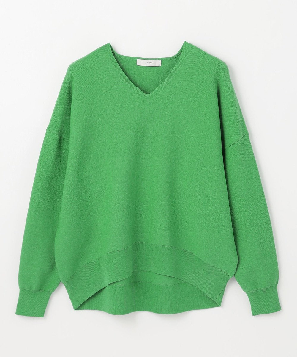 ANY 【5色展開】Ｖネックガーターニットプルオーバー 