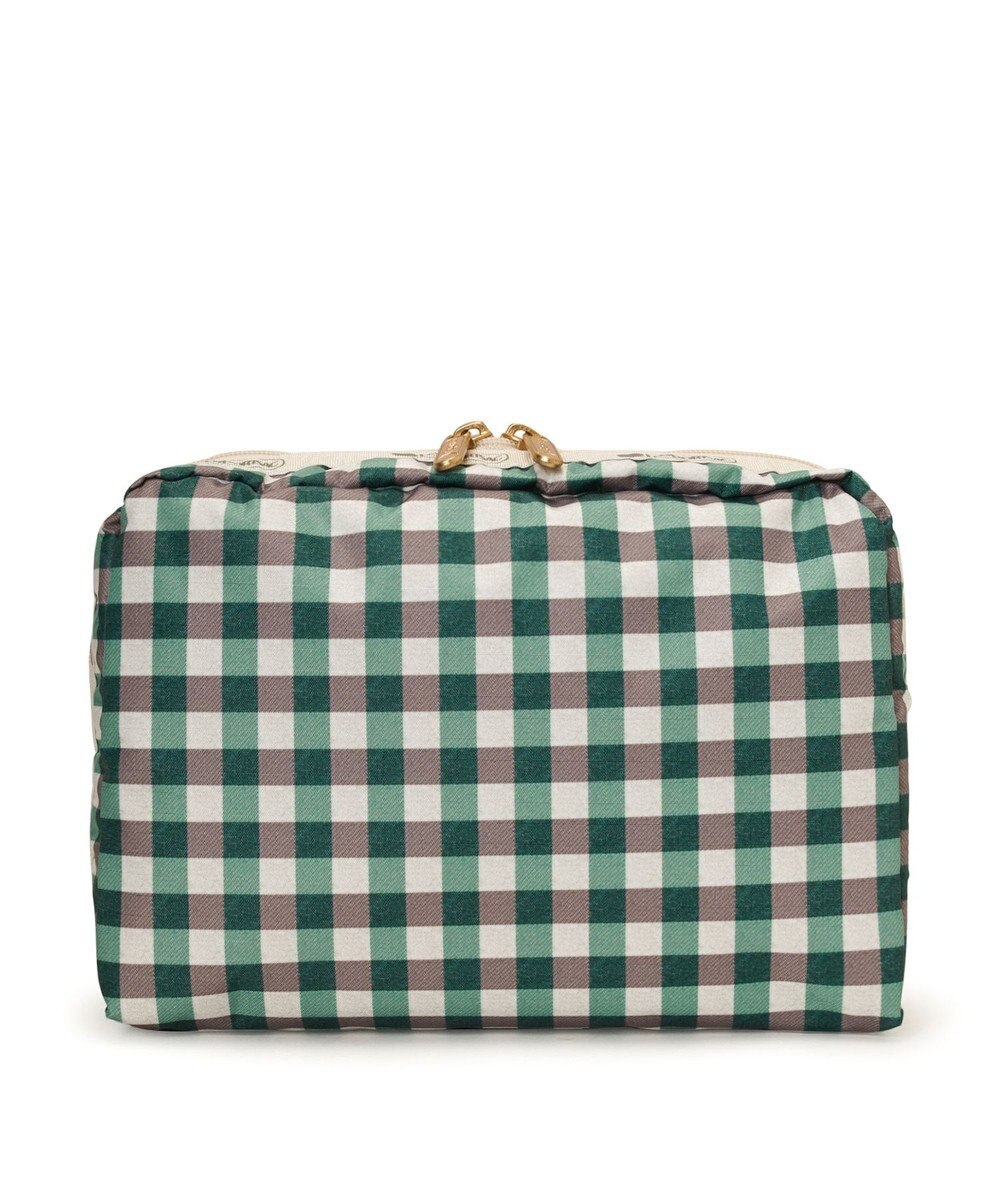 LeSportsac EXTRA LARGE RECTANGULAR COSMETIC/フォレストギンガム 