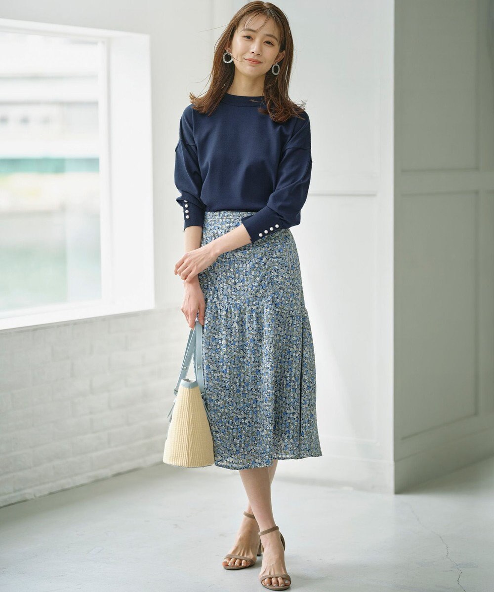 組曲 S 【WEB限定】コットンポリエステル リラクシーニット 