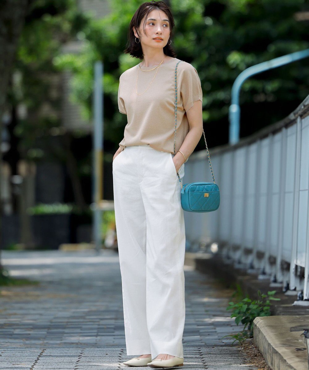 23区 ファスナー キルティング ショルダーバッグ 