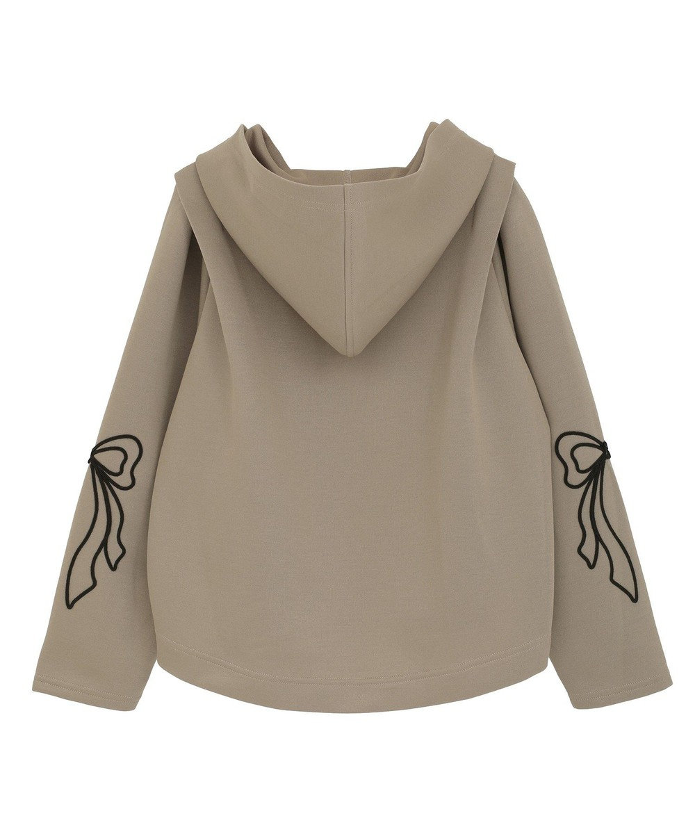 Green Parks ■ESCAR リボンコード刺繍フーディ 