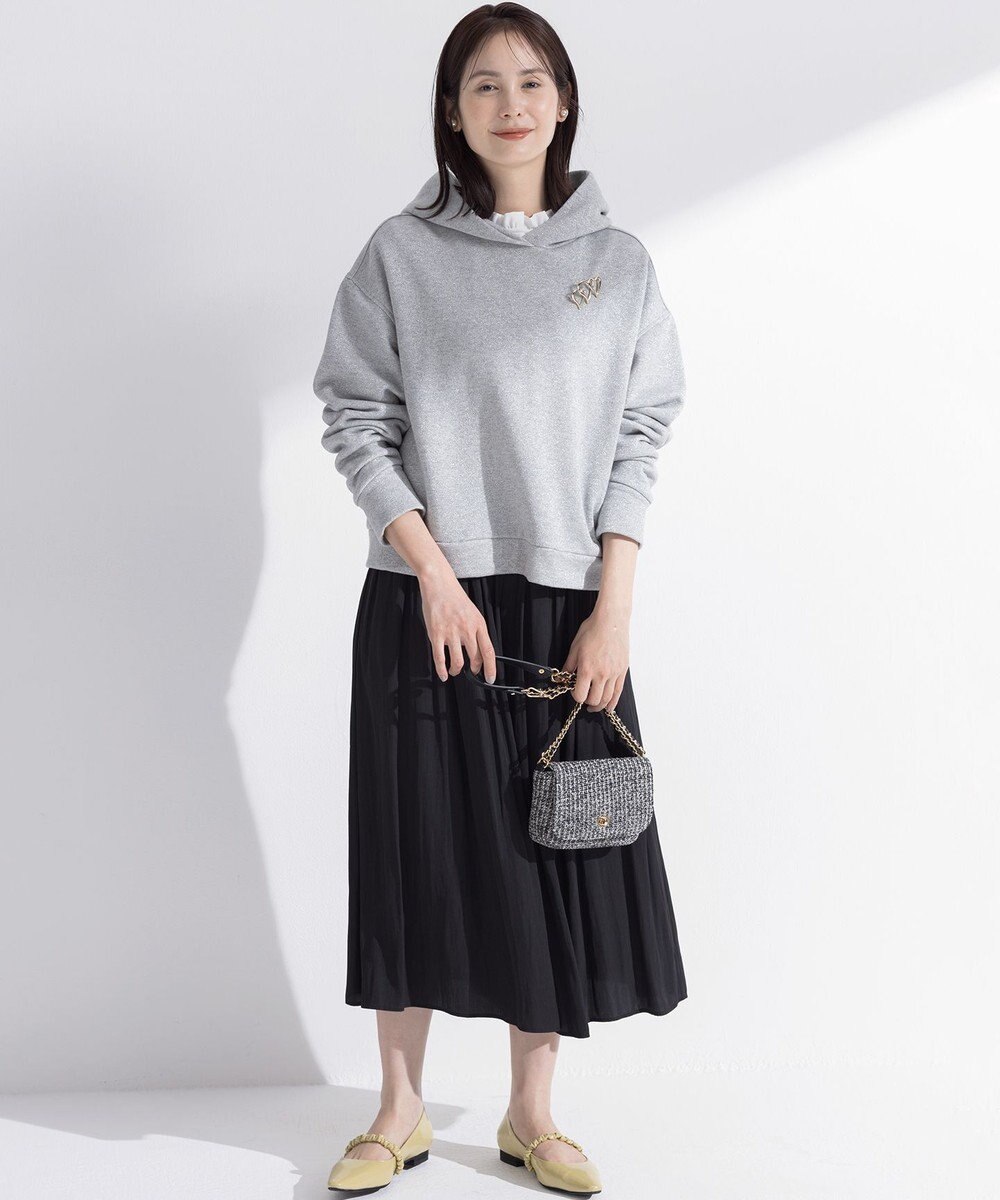 組曲 ライトデシンフリル襟 ブラウス 