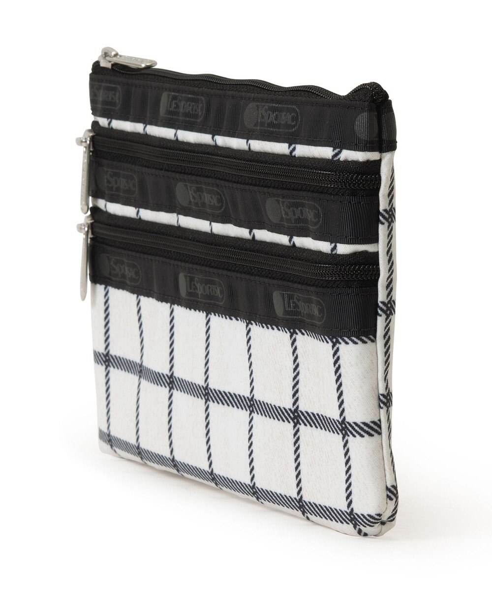 LeSportsac 3ZIP COSMETIC/モノクラスチェック 