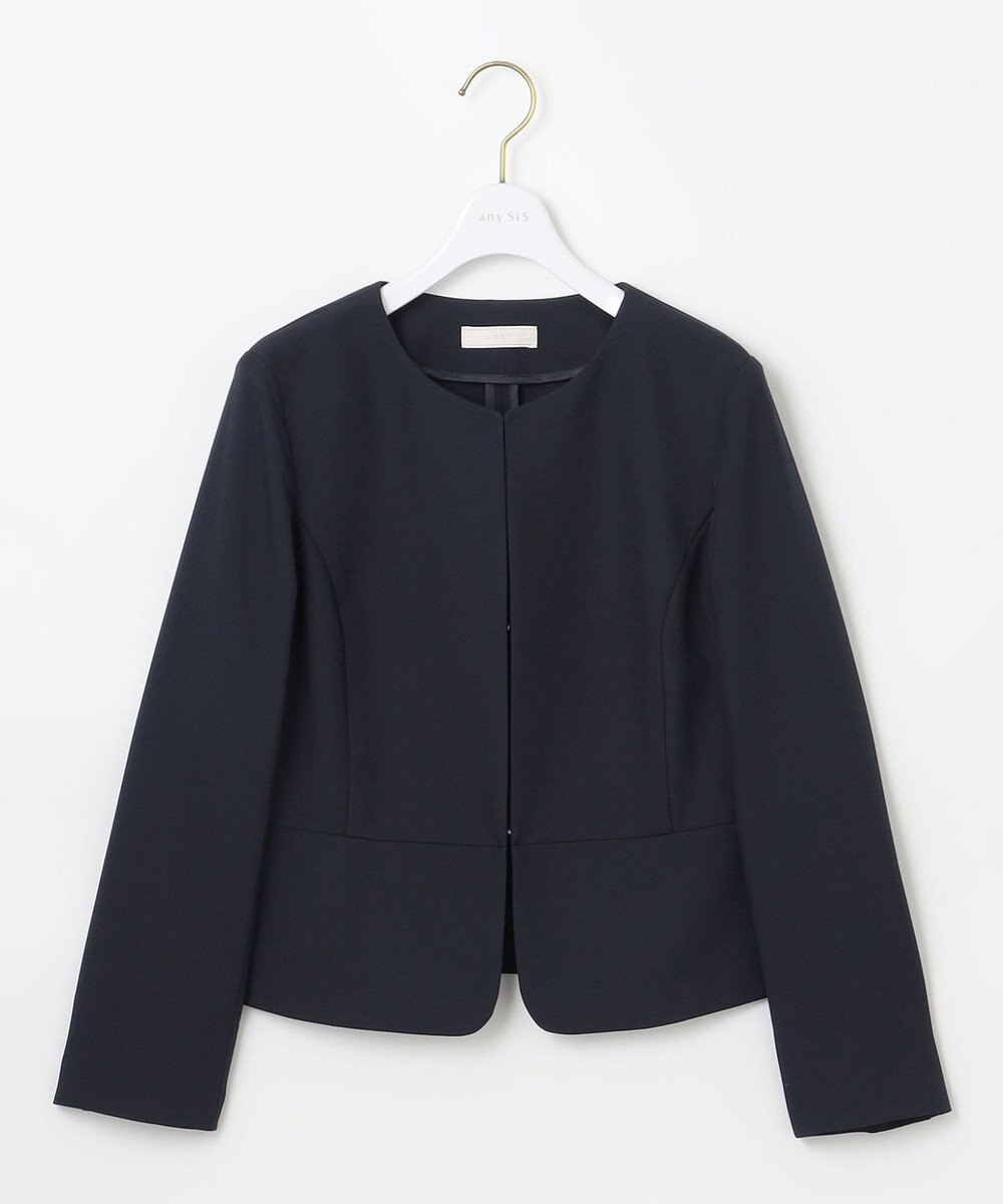 ANY SIS 【UVカット・接触冷感・吸水速乾】スマートビューティストレッチ ペプラムショート ジャケット 